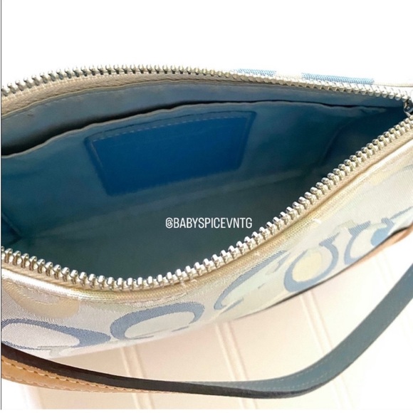 Coach Y2K Tiffany Blue Demi Shoulder Bag - Picture 3 of 6